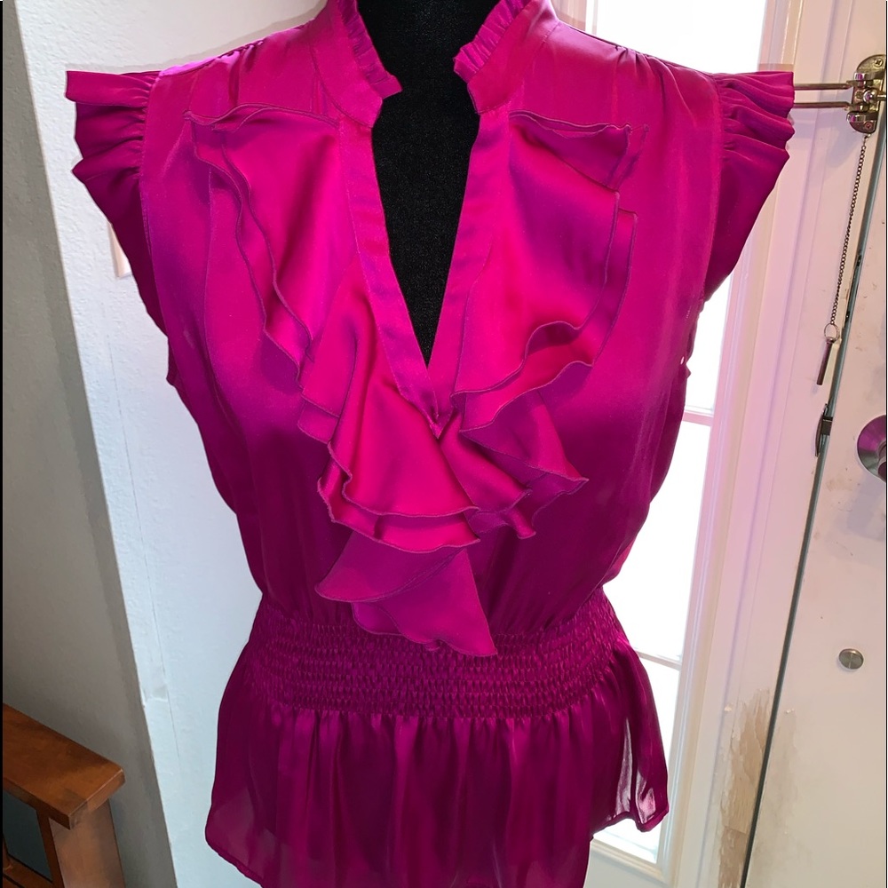 Purple sleeveless top